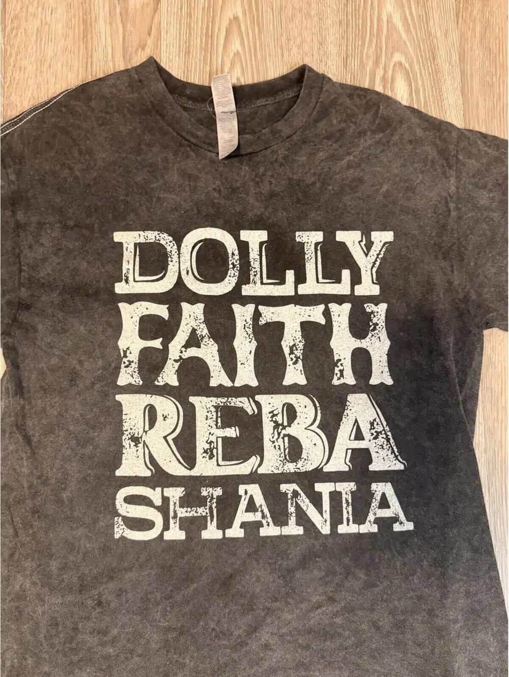 Dolly Faith Reba Shania Short Sleeve 100% Cotton T-Shirt Adult M - Picture 2 of 4